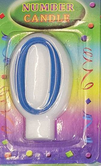 Blue Number Candles - 1ct